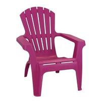 Pink Plastic Stacking Armchair