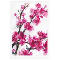 Pink Blossom Tea Towel