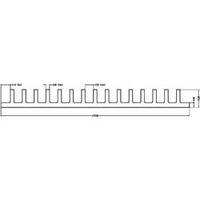 Pin heat sink 1.7 C/W (L x W x H) 100 x 159 x 15 mm CTX Thermal Solutions CTX44/100