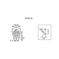 Piher PT 10 LH 500R Miniature Trimming Potentiometer, Vertical 500 ?