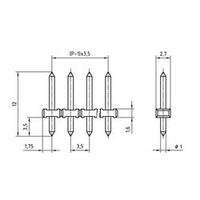 pins per row 7 ptr 51350075001g 1 pcs