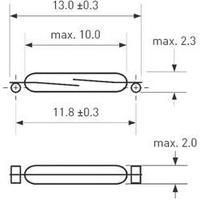 PIC PMC-1001TS SMD Reed Switch, T Series SPST-NO 0, 7 A 180 V/DC/130 Vac 10 W