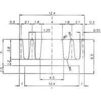 Pin heat sink 54 C/W (L x W x H) 25 x 12.4 x 6.5 mm TO 220 Pada Engineering 8152/25/ST