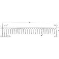 Pin heat sink 0.95 C/W (L x W x H) 150 x 200 x 25 mm Pada Engineering 8232/150/N