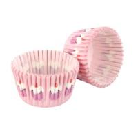 Pink 32 Pack Of Scroll Design Baking Cases