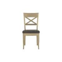 Pierre Pair of Cross Back Dining Chairs