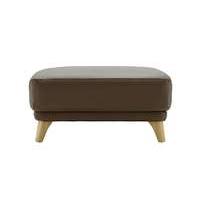 Pip Leather Footstool