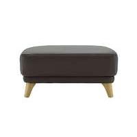 Pip Leather Footstool