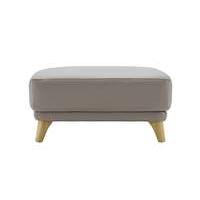 Pip Leather Footstool