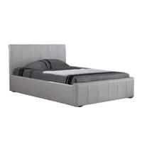 Pisa Faux Leather Bed Frame Brown King