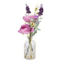 Pink Ranunculus Sweet Pea & Lavender Artificial Floral Arrangement