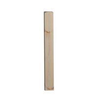 Pine Pre-Drilled Half Newel Base (W)82mm (L)510mm