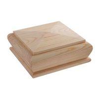 Pine Pyramid Newel Cap (L)120mm (W)120mm