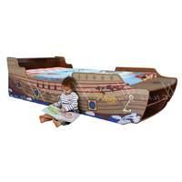 Pirate Ship Bed and Mattress Cream Mattress