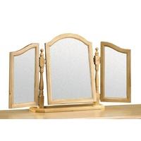Pioneer Solid Pine Dressing Table Triple Mirror