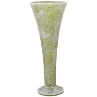 pistachio sparkle mosaic trumpet vase set of 4