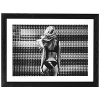 piano black frame print spring break gaby fling