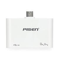 pisen otgtf card reader usb hub with usb 30 for micro sd cardsd card u ...