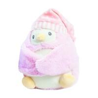 pink bedtime peek a boo penguin with chime ball 8