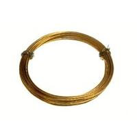 Picture Mirror Frame Hanging Wire No. 2 18KG Breakweight 3M Brass ( 10 rolls )