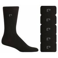 Pierre Cardin Formal Cotton Blend Mens Socks - UK Size 7-11 (5 Pairs)