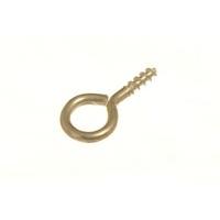 Picture Frame Screw in Eye 12MM X 1.2MM Eb Brass Plated Steel ( pack 2000 )