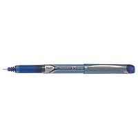 Pilot V5 Rollerball Pen Rubber Grip Needle Point 0.5mm Tip 0.3mm Line Blue Ref BXGPNV503 [Pack 12]