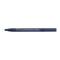 Pilot DR Drawing Pen 05 0.5 mm Tip - Black, Box of 12