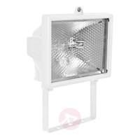 Pivotable 400W outdoor spotlight POWER II white