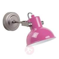 Pink-coloured Wimpy wall light