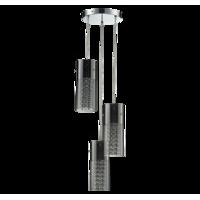 Piper Mirrored Cylinder 3-Light Pendant