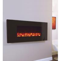 Piano Black Electriflame Wall Mounted Electric Fire, From Celsi