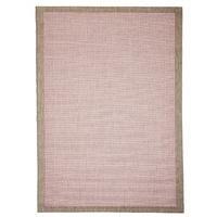 Pink Outdoor Non Slip Flatweave Rug - Floorit 135x190