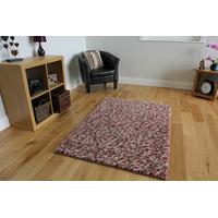 Pink Jelly Bean Modern Wool Rug 110cm x 160cm (3ft 7\