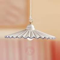 PIEGHE pendant light, country house style, 43 cm