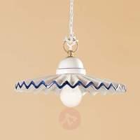 pieghe pendant light country house style 28cm