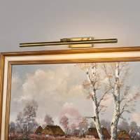 Picture light Merte with LEDs in antique brass