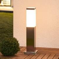 Pillar light Lorian made from stainless steel