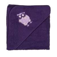 Pippi Baby Girls Hooded Towel Purple (Lilac)