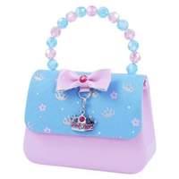 pink poppy sweetness and charms hard handbag blue