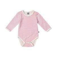 Pippi - Body Ls W. Stripes - Organic - Pink