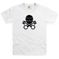 PistonHeads Smiley Biker Kid\'s T Shirt