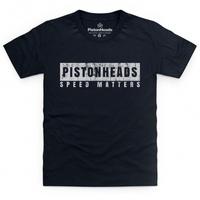 PistonHeads Speed Matters Distressed Kid\'s T Shirt