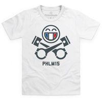 PistonHeads PHLM15 Smiley Tricolour Kid\'s T Shirt