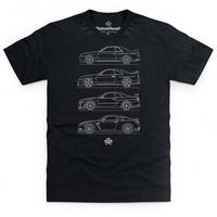 PistonHeads Nissan GT-R Skyline Generations T Shirt
