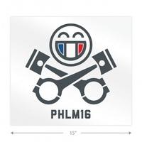 PistonHeads PHLM16 Smiley Sticker