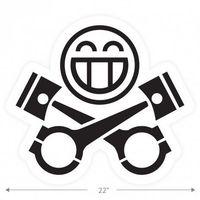 PistonHeads Logo Sticker 22inch