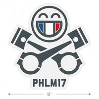 PistonHeads PHLM17 Smiley 15 Inch Sticker