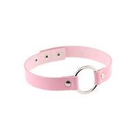 Pink O-Ring Choker - Colour: Pink