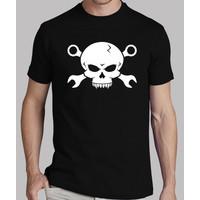 pirate skull n bones screw 2 (white)